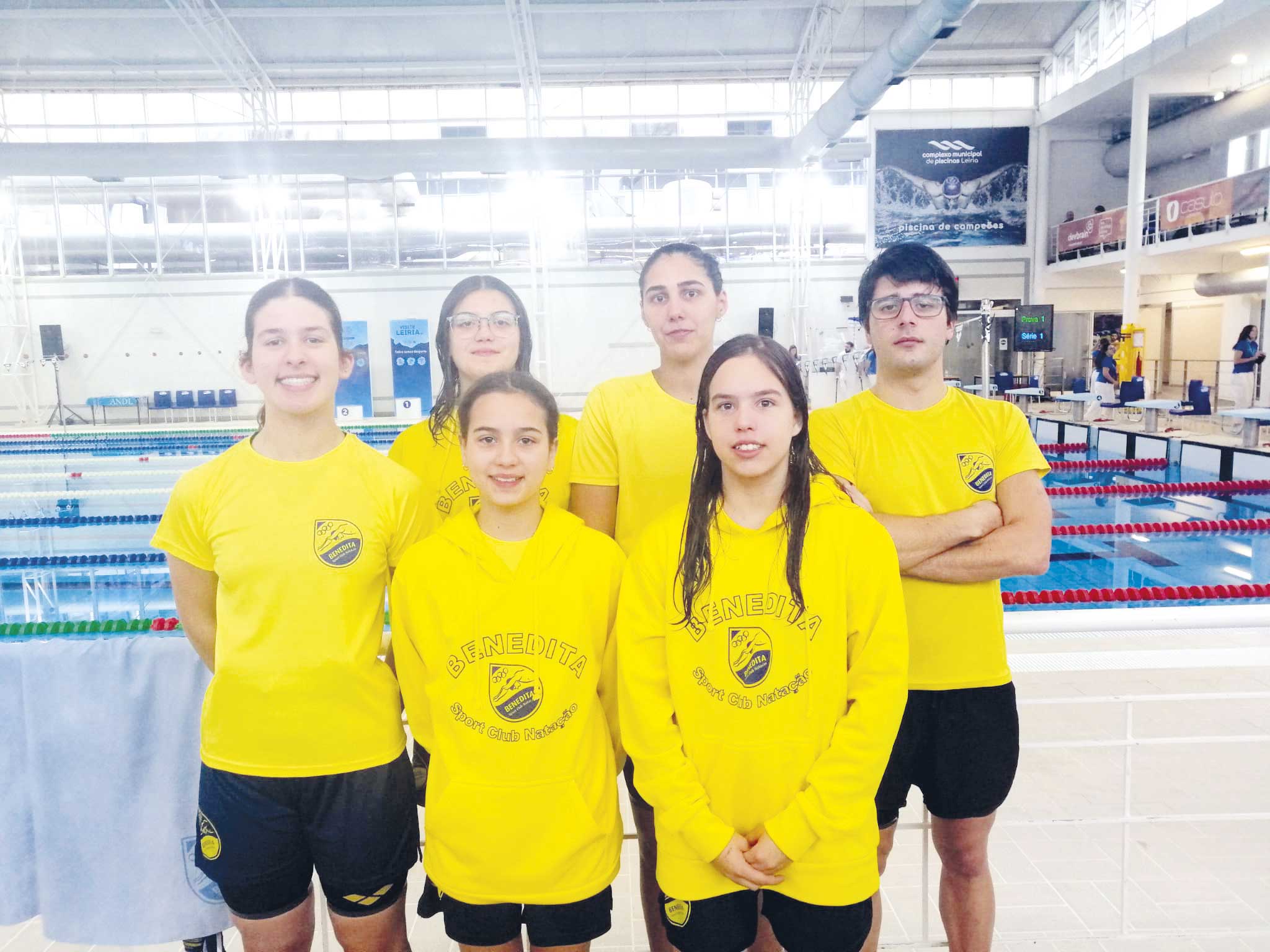 Natação: Benedita SCN com 10 medalhas no distrital de piscina curta