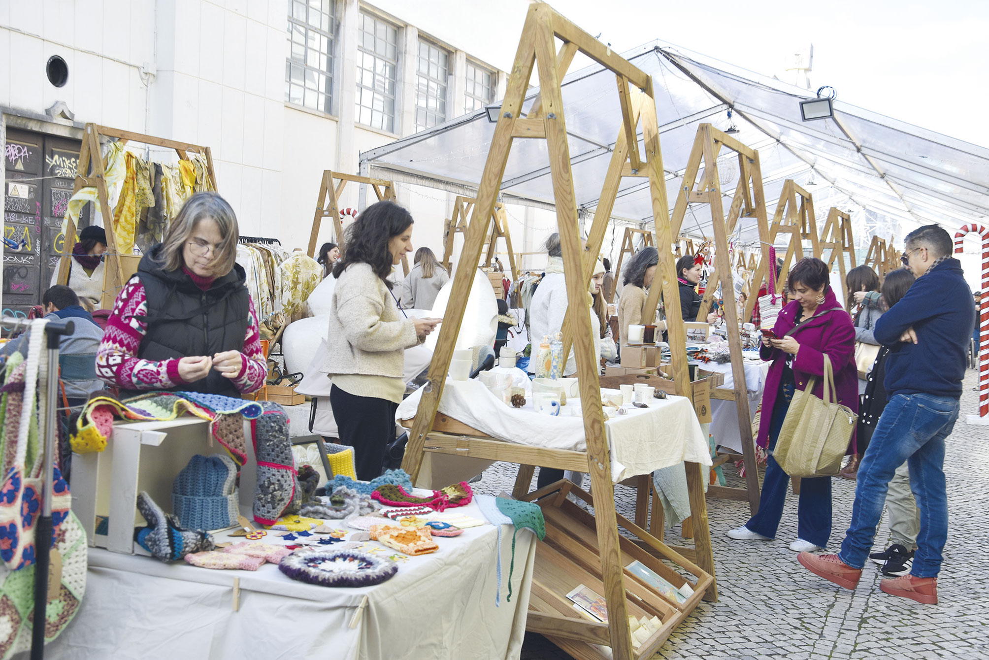 EcoMercado e Bazar à Noite animaram centro da cidade