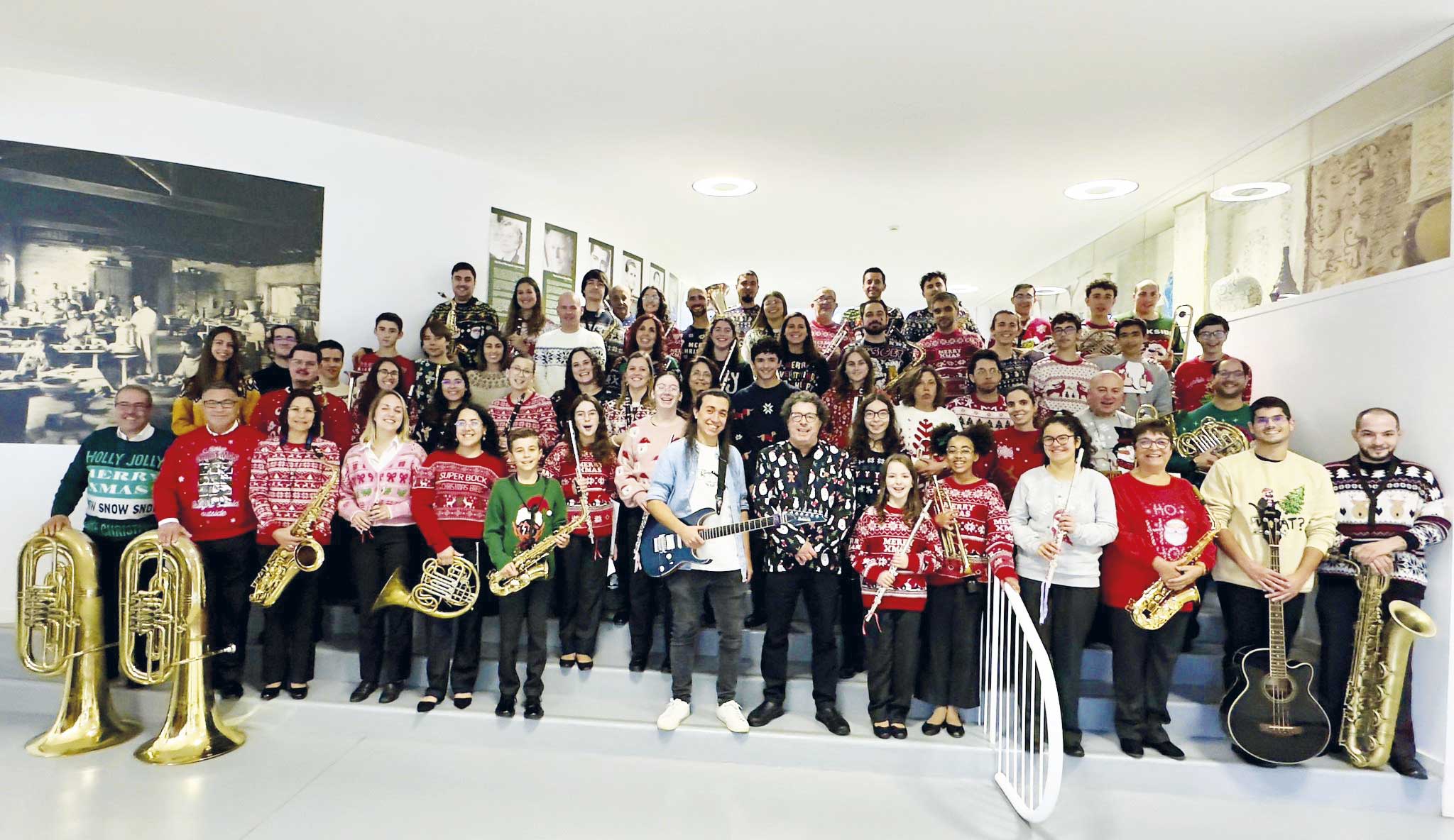 BCI e guitarra elétrica em concerto natalício