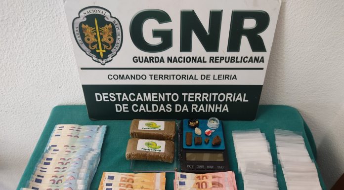 Três detidos por tráfico de estupefacientes em Peniche e Bombarral
