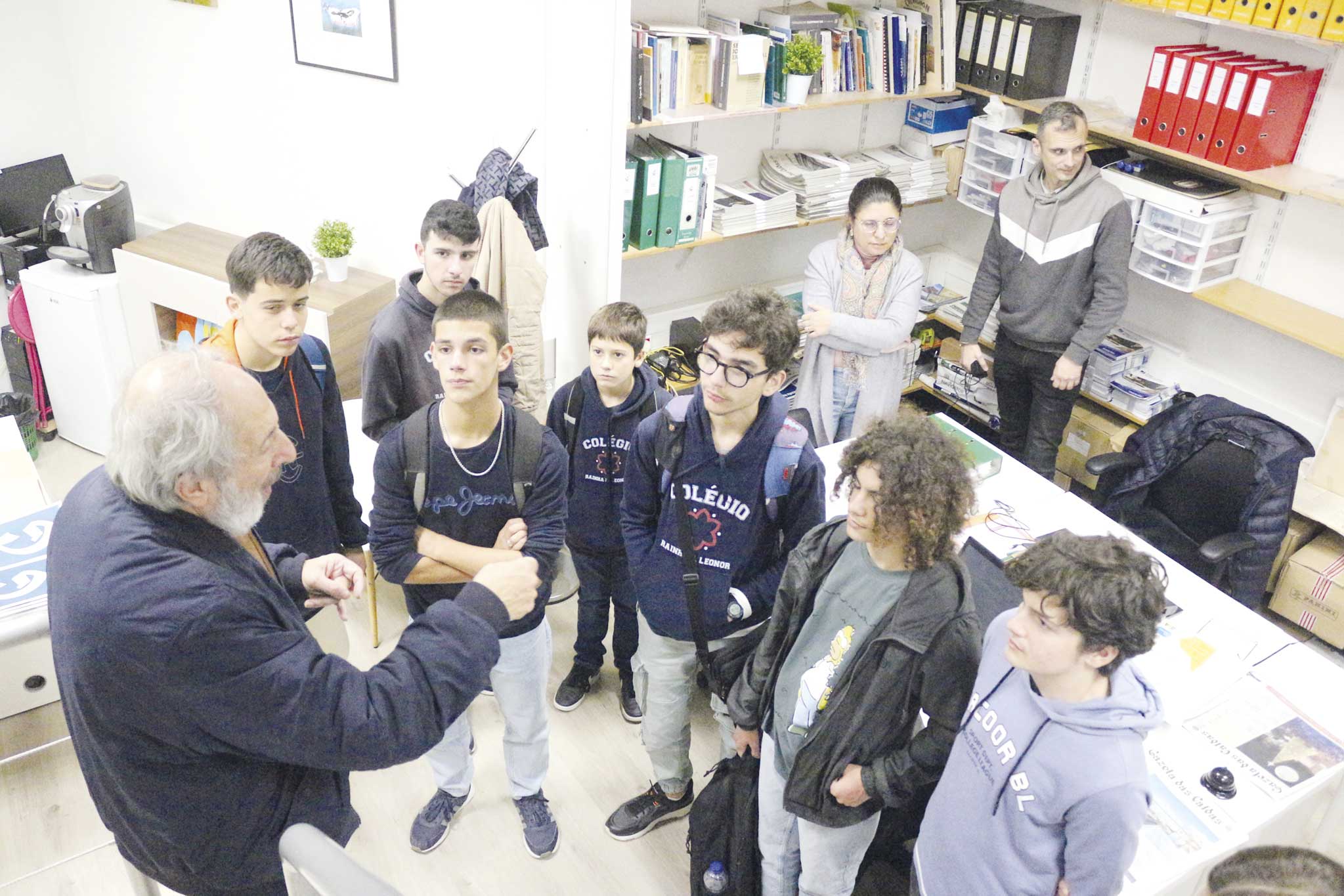 Estudantes  do Colégio RDL visitaram  a Gazeta
