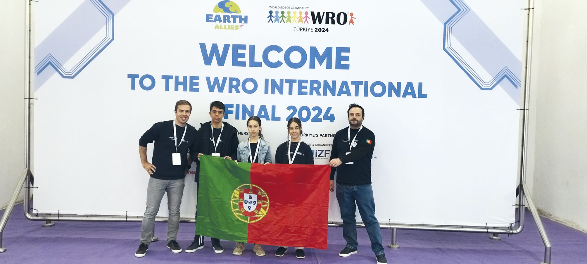 Alunos caldenses participaram nas Olimpíadas de Robótica