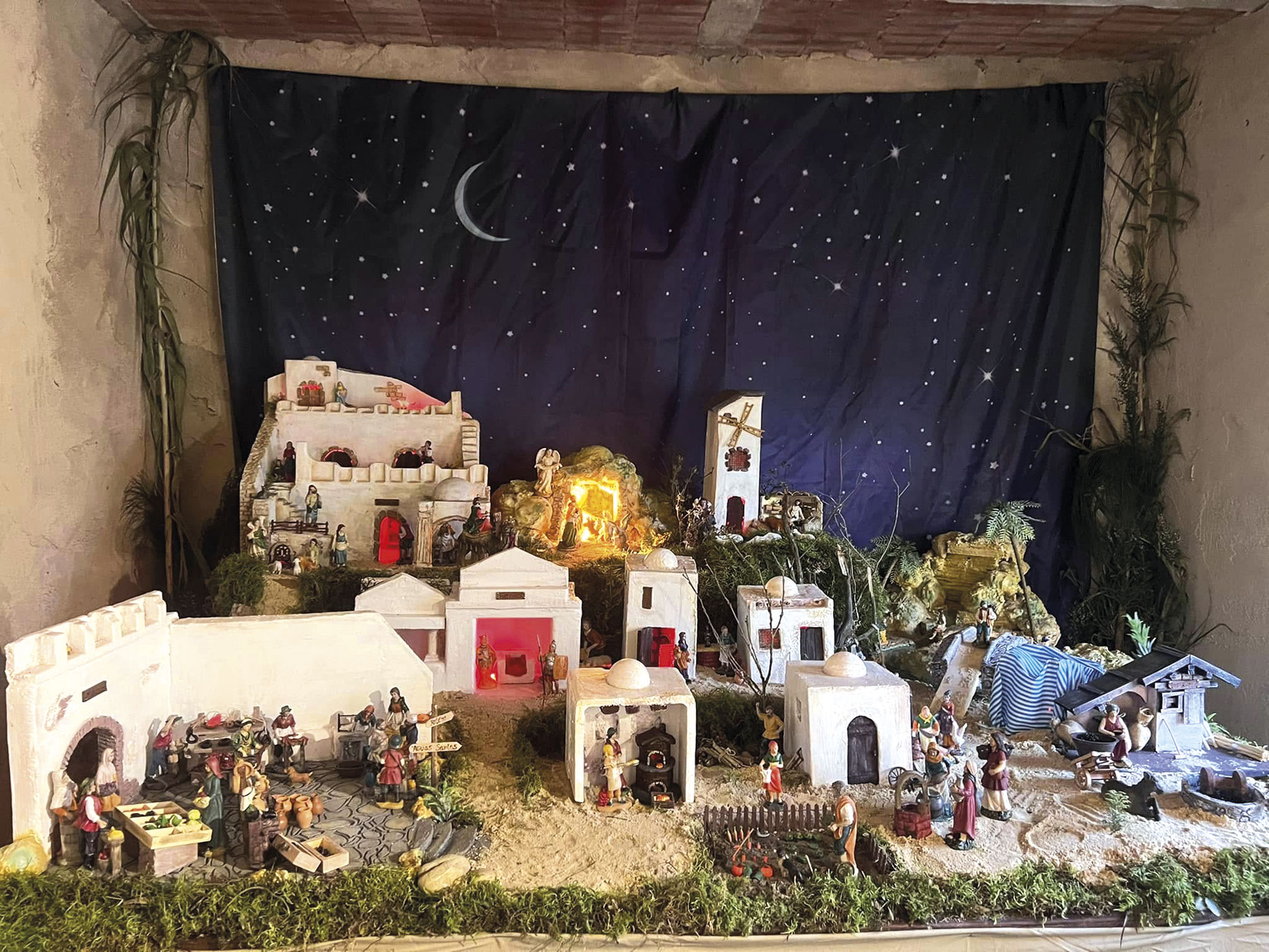 Este ano as Águas Santas também têm  o seu presépio