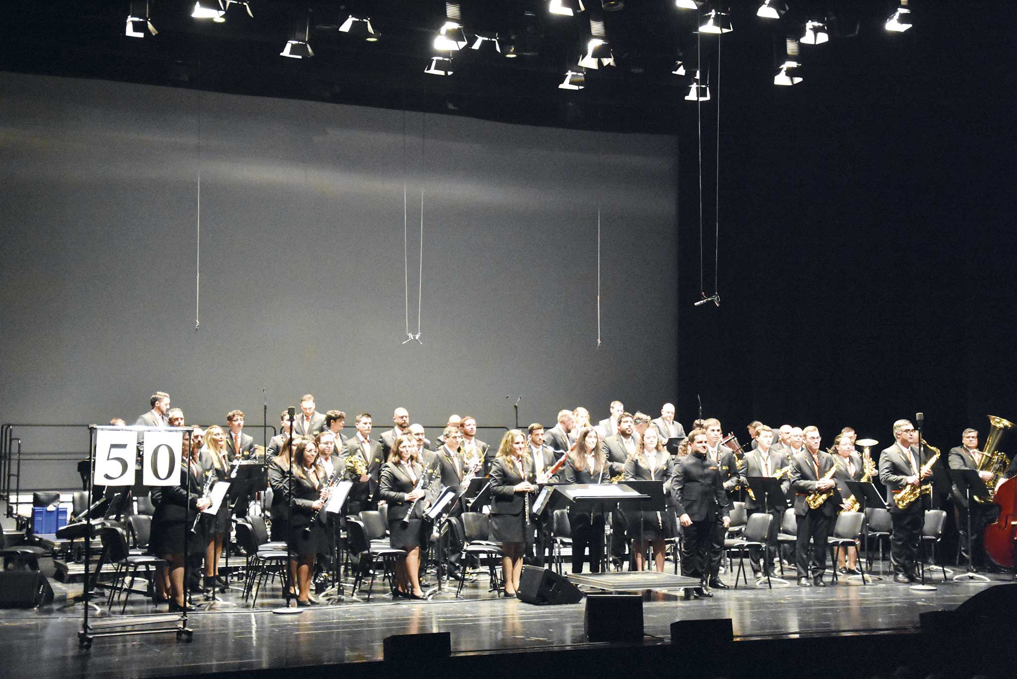 Filarmónica encerrou 75º aniversário  com CCC lotado