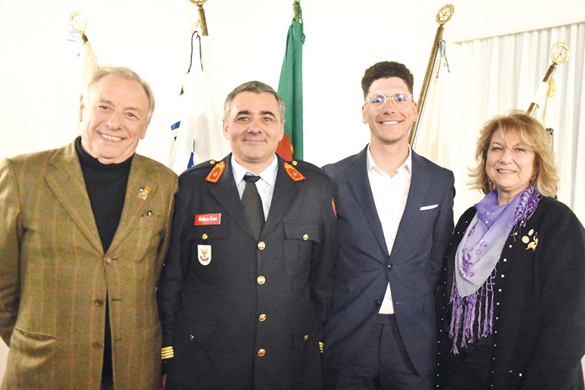 Nelson Cruz e João Almeida homenageados pelos rotários