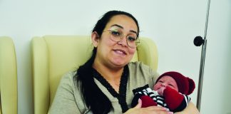 Gael foi o primeiro bebé a nascer nas Caldas