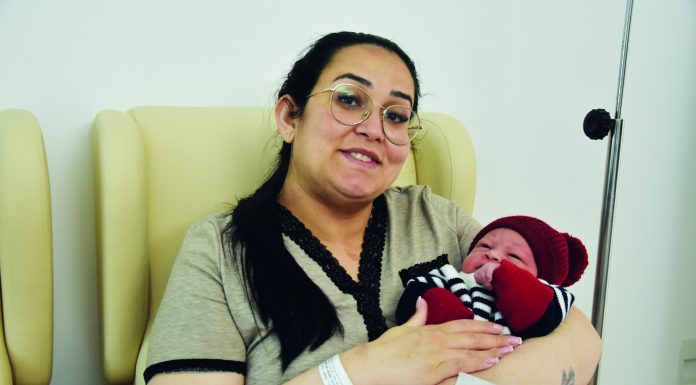 Gael foi o primeiro bebé a nascer nas Caldas