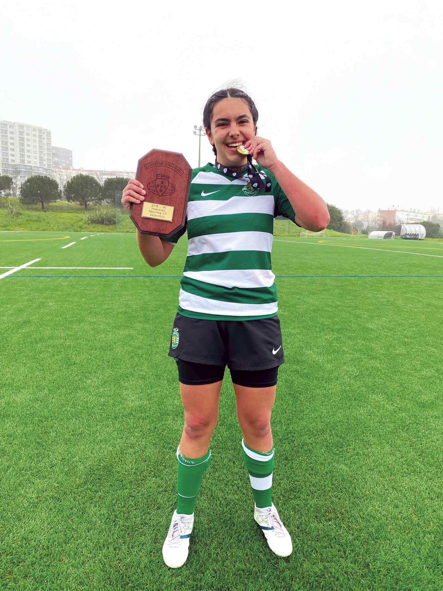 Rugby Catarina Lalanda é campeã nacional de Sub18 pelo Sporting