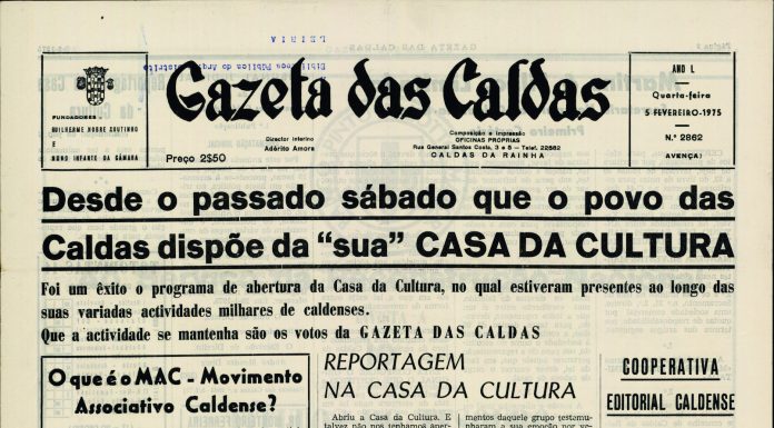 1925 – 2025 – Gazeta das Caldas um século de vida Parte 2