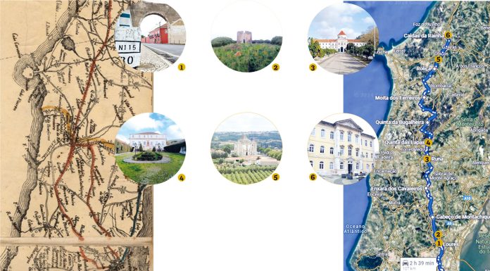 Uma viagem no espaço e no tempo, numa jornada de Lisboa às Caldas em 1817