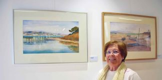 Aguarelas de Ermelinda Lopes no Turismo