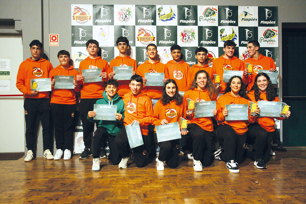 Pimpões celebra 87 anos com distinções a atletas e colaboradores