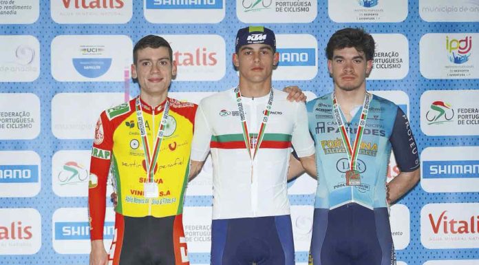 Ciclismo: Dinis Martins sagra-se campeão nacional de juniores nos pontos