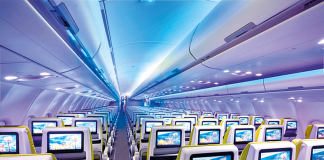 Caldas Magnífica nos aviões da TAP