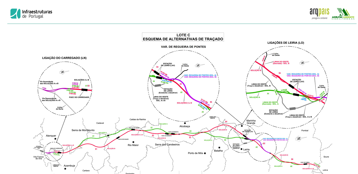 Ligação da Alta Velocidade ao Oeste em consulta pública até 31 de março