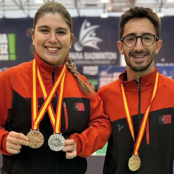 Diogo Daniel e Beatriz Monteiro medalhados