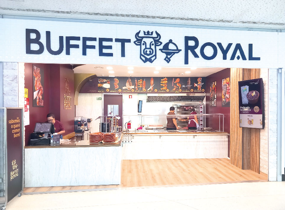 Restaurante Buffet Royal abriu no centro comercial La Vie