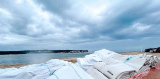 Começou obra para proteger o emissário submarino