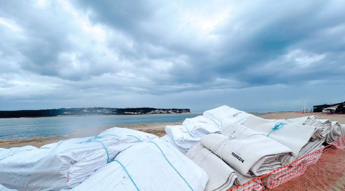 Começou obra para proteger o emissário submarino