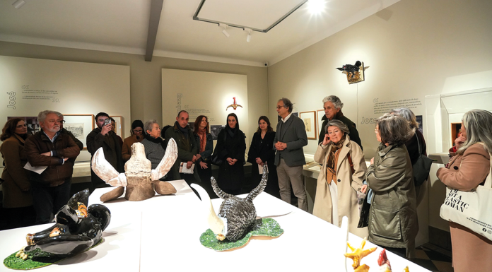 Peças criadas nas Caldas por Júlio Pomar no Museu Bordalo Pinheiro