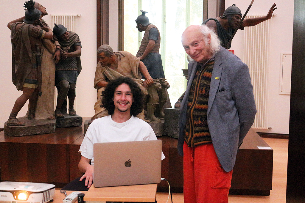 Boris Lehman veio às Caldas a convite do Cineclube.CR