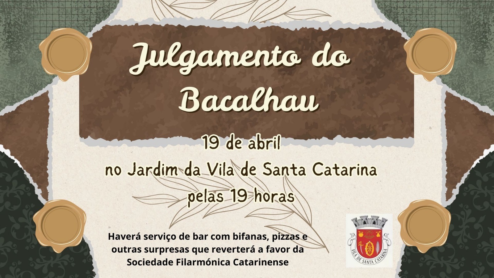 Bacalhau vai a “Julgamento” em Santa Catarina a 19 de abril