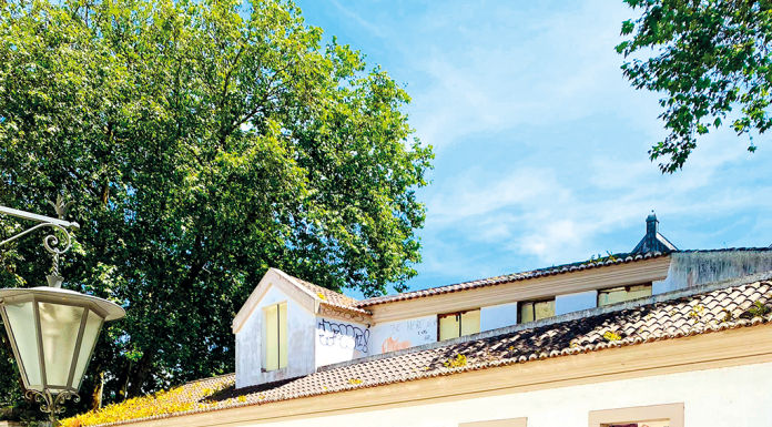 Intervenção artística em fachada do centro histórico
