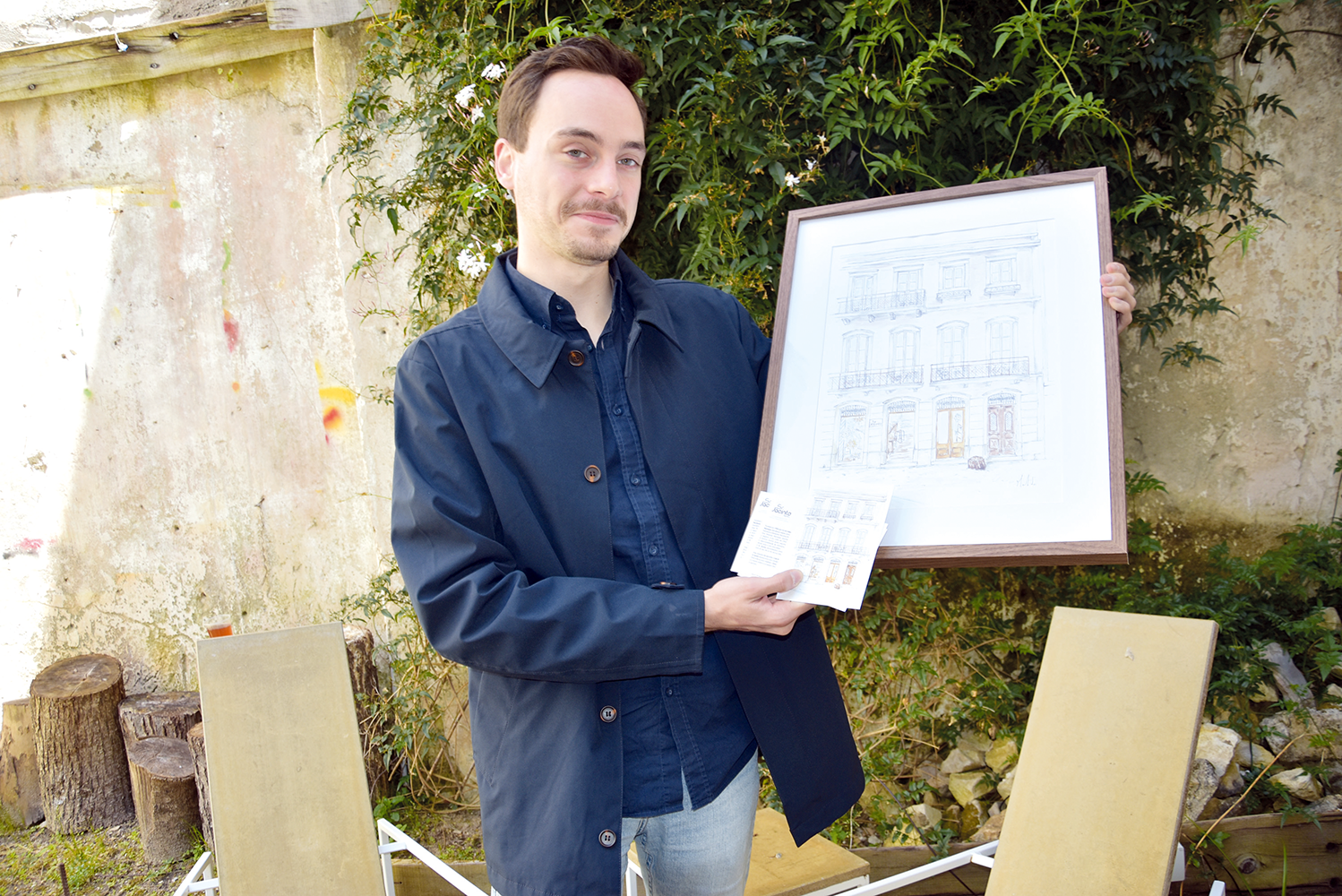 Linhas da arquitetura e do património inspiraram Manuel Bandeira Duarte