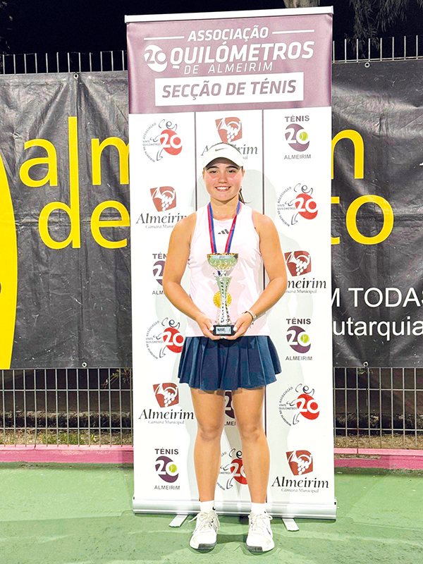 Ténis – Matilde Figueiredo sagra-se campeã em Almeirim
