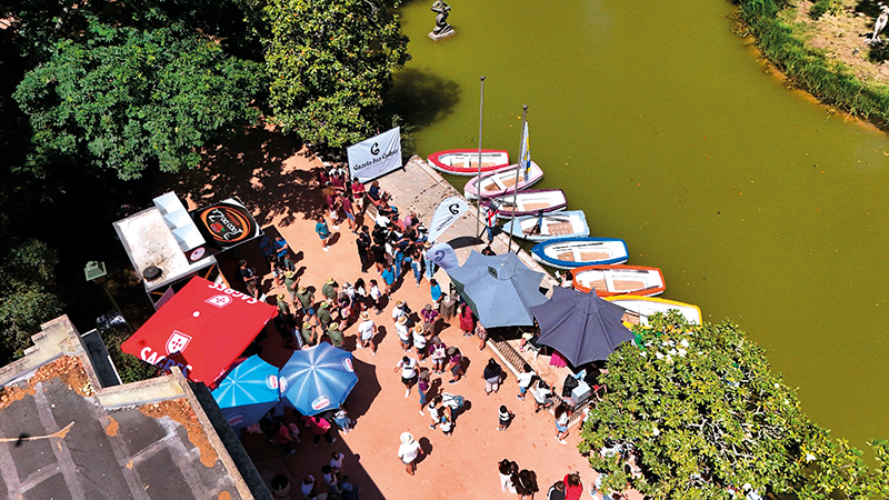 Regata no lago do Parque D. Carlos I proporcionou momentos de diversão