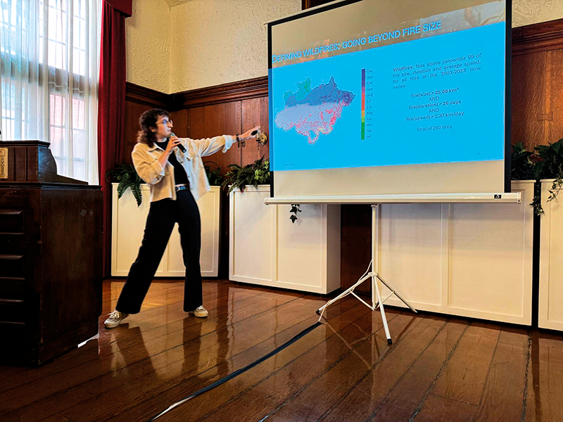 Caldense premiada por estudo do impacto do fogo nas alterações climáticas