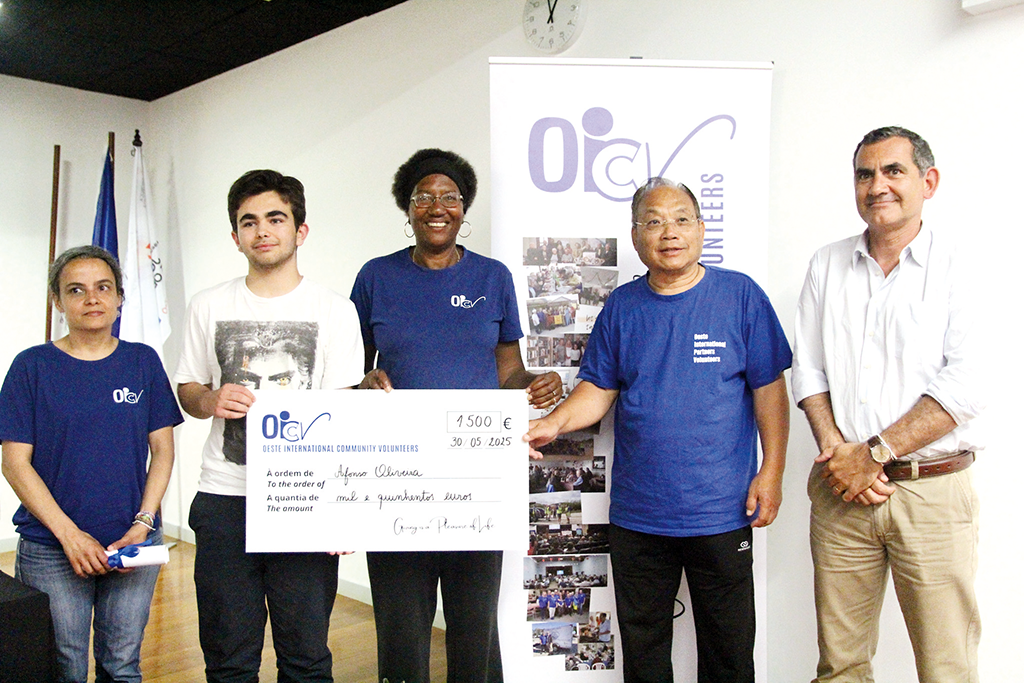 OICV distingue aluno da Josefa de Óbidos com bolsa de 1500 euros