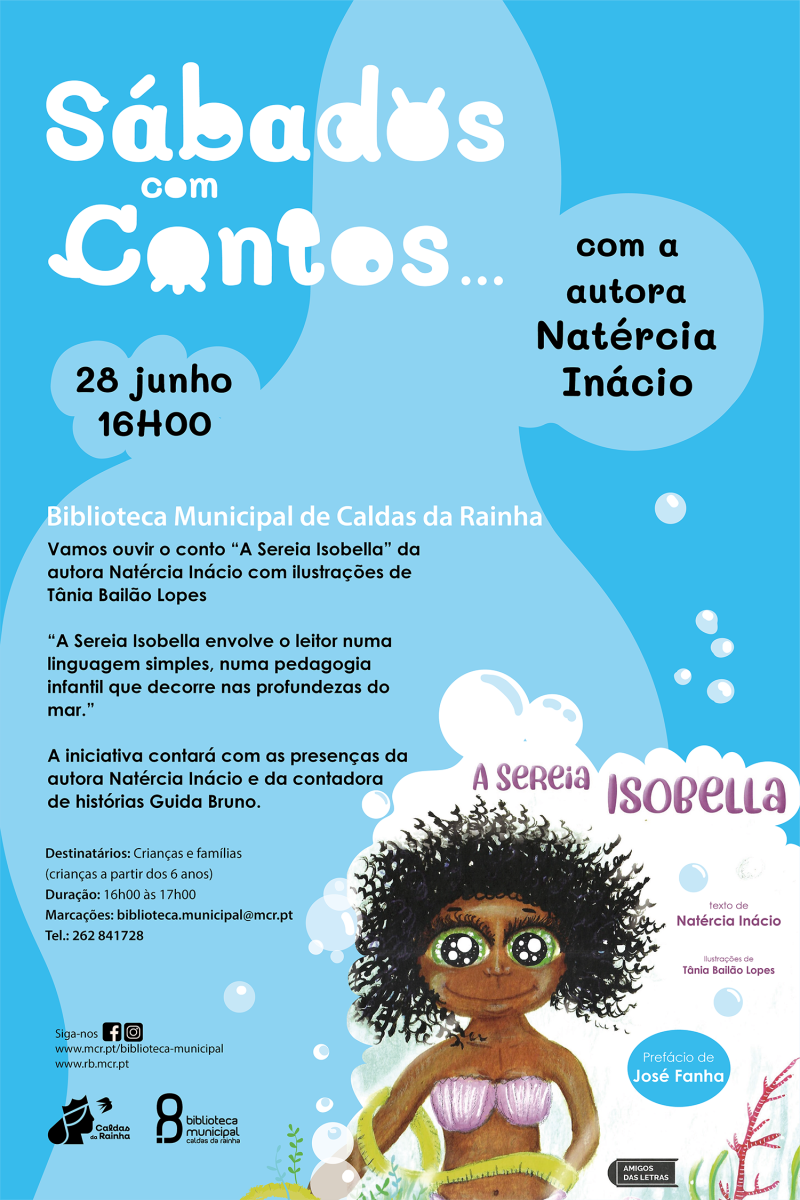 Livro Apresentação de obra infanto-juvenil na Biblioteca das Caldas