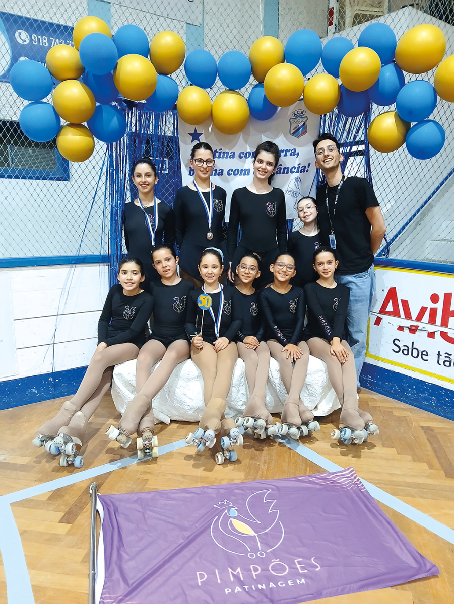 Patinagem – Pimpões obteve três pódios no Torneio de Santa Cita