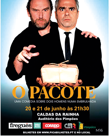 Comédia – Pimpões vai acolher o espetáculo de humor “O Pacote”