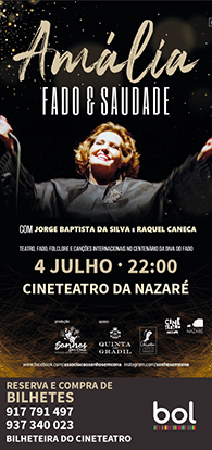 Evento Amália será celebrada com “Fado e Saudade” na Nazaré