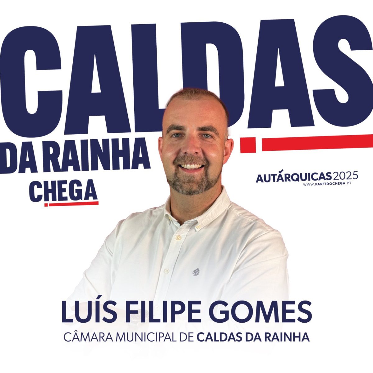 Luís Gomes é o candidato do Chega nas Caldas