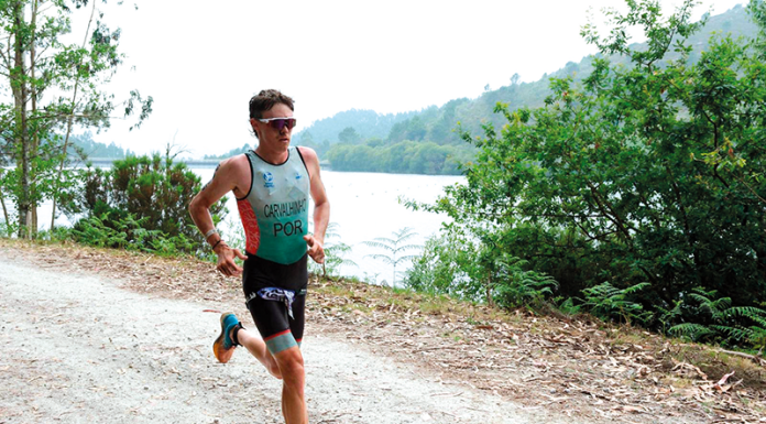 Diogo Carvalhinho à beira do pódio