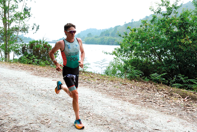 Diogo Carvalhinho à beira do pódio