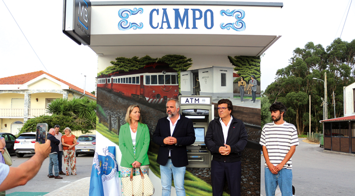 Caldas – Inaugurado o multibanco do Campo com pintura de RH
