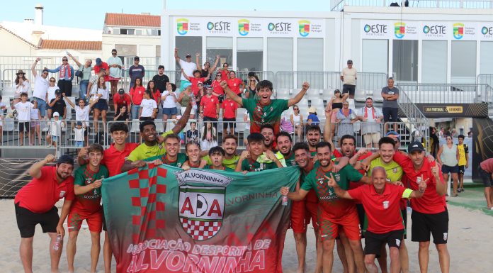AD Alvorninha é campeão distrital de futebol de praia