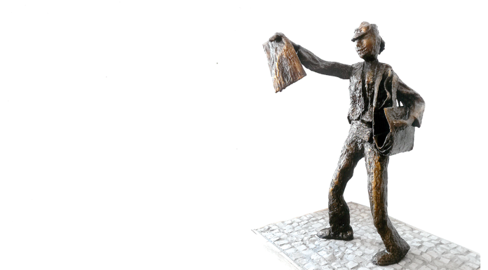 Carlos Mingote fará um ardina para celebrar 100 anos da Gazeta