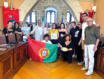 Ceramistas caldenses em intercâmbio em Deruta