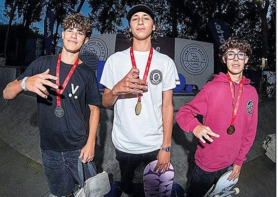 Francisco Tomás no pódio nacional