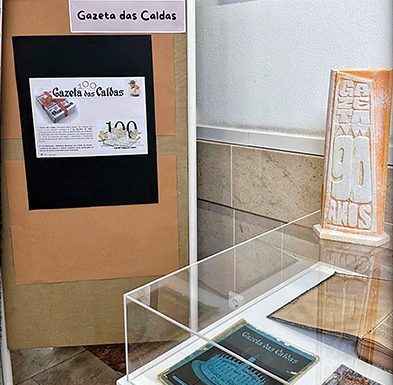 Exposição sobre a Gazeta das Caldas na Biblioteca
