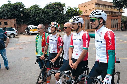 João Almeida e António Morgado defendem as cores nacionais