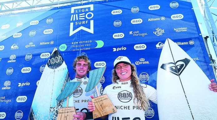 Francisca Veselko e Afonso Antunes venceram em Peniche