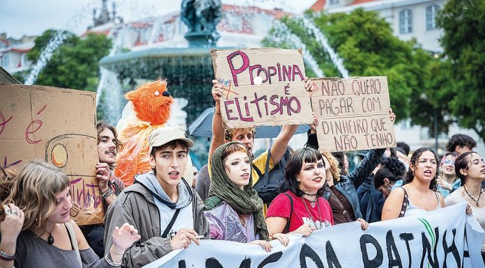 Propinas motivaram protesto em Lisboa