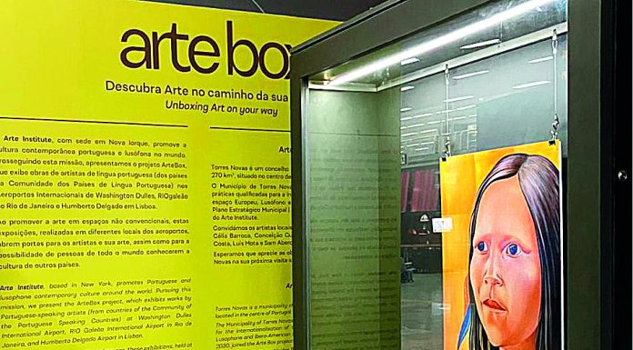 Artistas do Oeste estão a expôr em aeroporto brasileiro