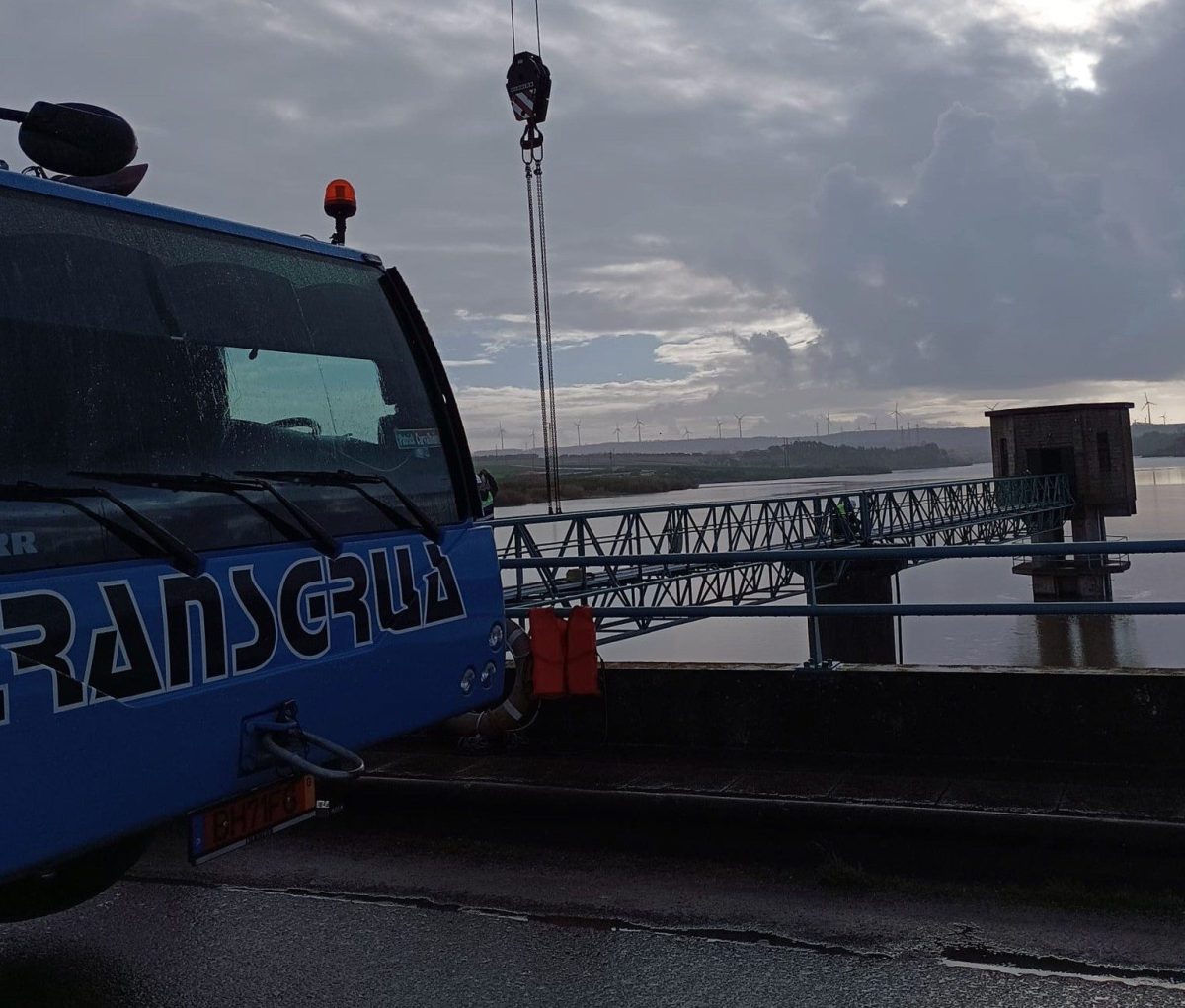Avança a substituição do passadiço de acesso a torre de captação da barragem de São Domingos